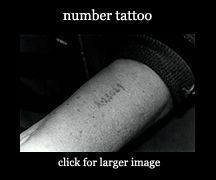 number tattoo